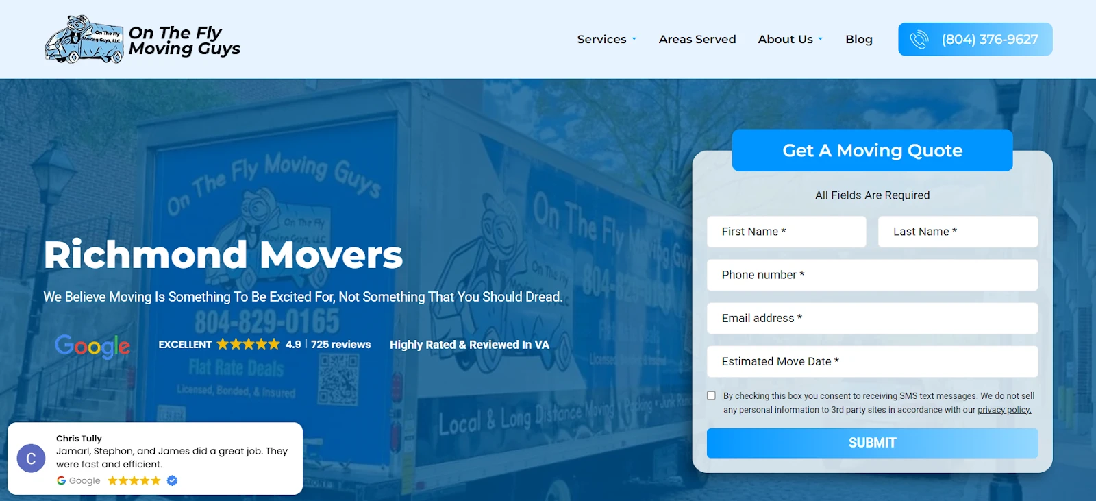 On The Fly Moving Guys