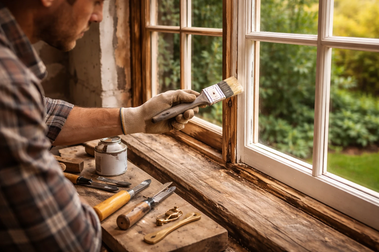 Wood Window Repairing Reviving Elegance with Expertise by ARTAN Window Works 1