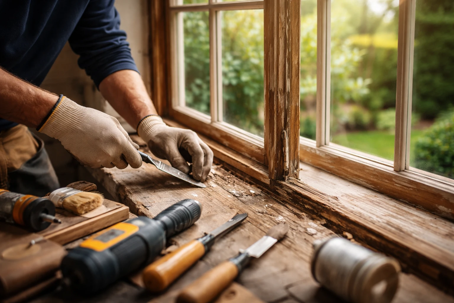 Wood Window Repairing Reviving Elegance with Expertise by ARTAN Window Works