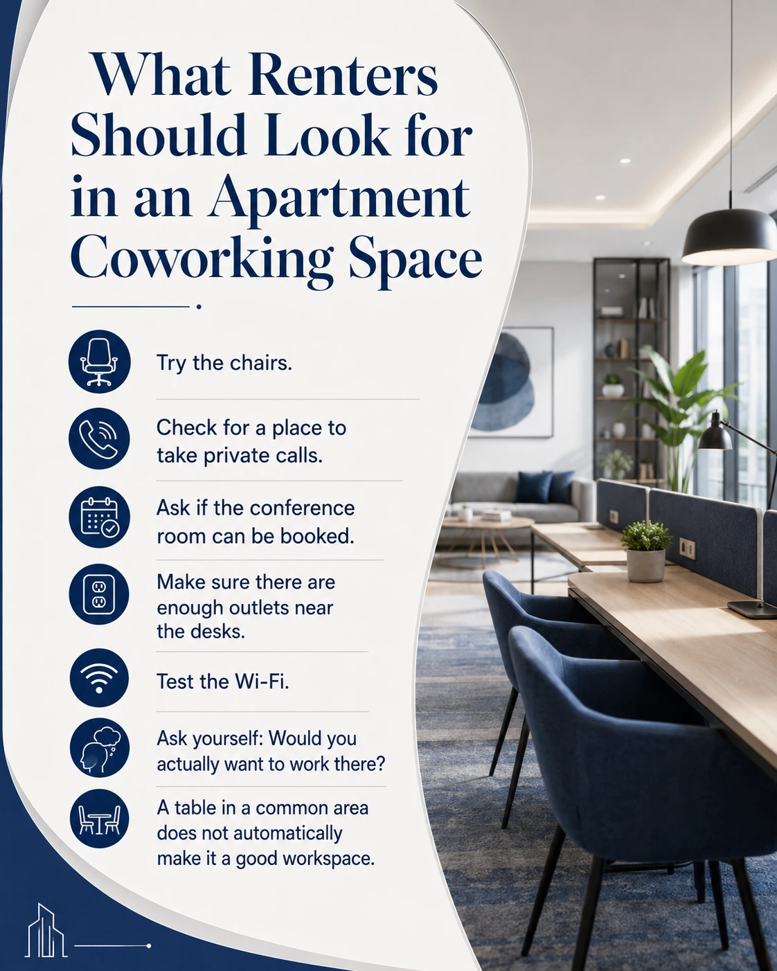 Office Furniture Ideas for Apartment Coworking and Business Centers