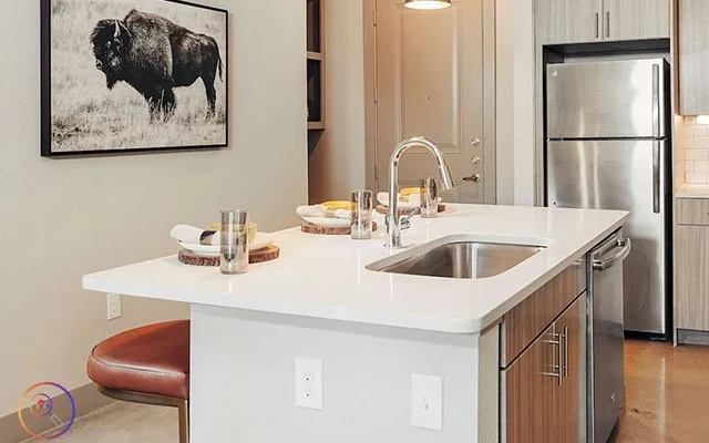 Austin Apartments with Kitchen Island