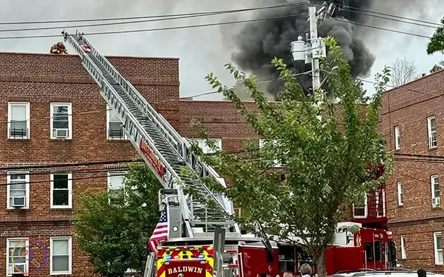 Baldwin NY Apartment Fire