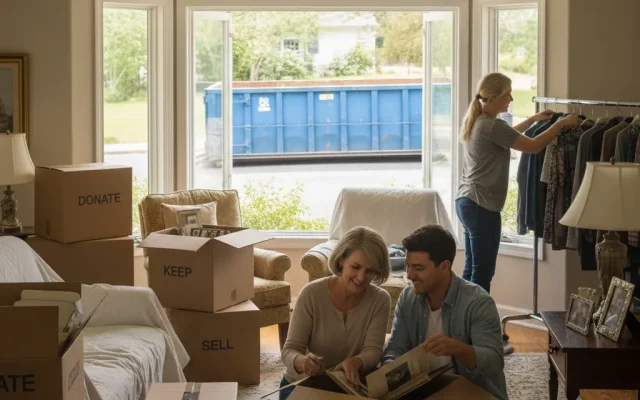 Estate Cleanout with a Dumpster Rental