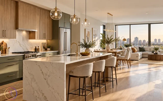How to Choose Kitchen Cabinet Finishes That Complement an Open-Plan Apartment