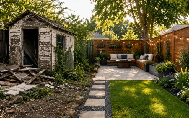 Maximizing Small Space - Strategic Yard Demolition for a Functional Backyard Oasis