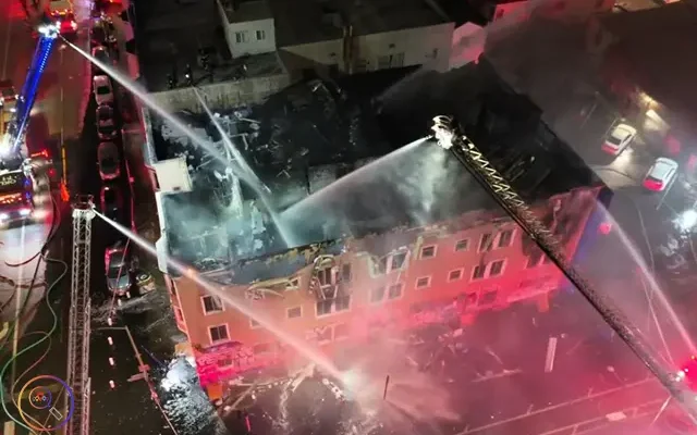 Oakland Apartment Fire Erupts in Unoccupied Building