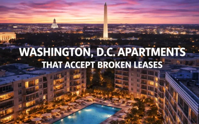 Washington Apartments That Accept Broken Leases