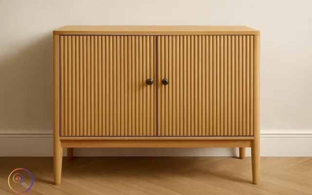 fluted cabinet